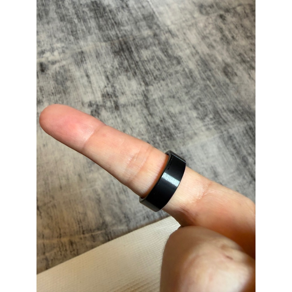 1913 Mens Accessories Black Stainless Steel Band Ring Size 11 NRS594716B - Picture 7 of 9